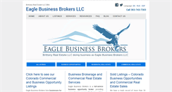 Desktop Screenshot of eaglebusinessbrokers.com